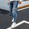 Pantalons pour hommes Pantalons en jean Taille moyenne Tempérament Streetwear Rise Pockets Jeans Hommes Pour l'extérieur