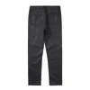 Men's Pants Harajuku Black Jeans Men's Vibe Waxed Casual Trousers Straight Pockets Oversized Pencil Pants Loose Hip Hop Mens Pants 230310