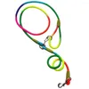 Dog Collars Reflective Nylon Leashes Pet Dogs Chain Traction Rope Leads Free Hands For Small Large Drop Sale