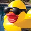 SpasHG Gonflable Piscine Flotteurs Radeaux Natation Jaune avec Poignées Épaissir Géant PVC Canard Piscines Float Tube Radeau