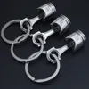 Key Rings Personalized Car Engine Piston Keychain Pendant Car Modification Creative Gifts Key Ring for Men Boys Drivers Car Lov