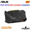 ASUS TUF-GTX1650-O4GD6-GAMING KARTA GRAFIKA GDDR6 128-BIT 4GB WSPARCIE AMD PUSSKTOP CPU PLABLA MNO CPU 1680MHz GamePlace de Vdeo NOWOŚĆ