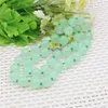 Chains 10mm Round Green Jades Chalcedony Necklace Natural Stone Hand Made DIY Women Neckwear Fashion Jewelry Making Design