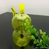 Rauchpfeifen Die Farbe von Wasserglasschnupfflaschenkürbis, Großhandel Bongs Ölbrennerrohre