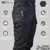 Spodnie męskie spodnie TAKTICAL CARGO MĘŻCZYZN WODOOR WODORPORMOWYCH W BADANIE WOJSKIEM PRZEPŁYWAMI Kamuflażowe Spodnie Casual Multi Pocket Pants Męskie Joggery 6xl 230310