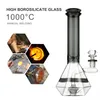 Reanice Holkah Blue Glass Bong для курения водой бонг с 14,5 мм миской и вниз по сцене (12,2 дюйма)