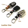 Anneaux clés 2023 Luxury Véritage en cuir en cuir Keyring Keychain Men's Simple Key Chains Holder Keyfob pour les accessoires de voiture Cadeau