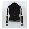 Herrjackor herr designer outwear rockar bokstäver ben broderi jeans kausal jean hip hop men streetwear jumper kläder droppe Deliv Dhwah