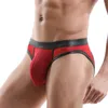 Unterhosen Männer Sexy Hollow Out Briefs Big Penis Pouch Unterwäsche Offene BuPanties Mann Atmungsaktives Mesh Höschen Ausbuchtungsbeutel Unterhose Suspensorium