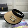 Erkekler için Desinger Visor Şapkası Kadın Sunhats Luxurys Sun Hat Beyzbol Kapakları Mektup Casquette Yaz Şapkaları Ayarlanabilir Açık Kapaklar Takılı Kapak