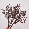 Fleurs décoratives 51 cm Nodic Artificielle Baie Fleur Branche Faux Fruits Plantes Po Props Maison De Mariage De Noël Décor