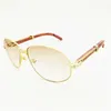 Luxury Designer Fashion Sunglasses 20% Off Gold Clear Frames Computer Eye Frame for Men Mens Transparent Glasses Optical Eyewear FraemsKajia