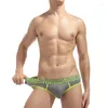 アンダーパンツマンズメッシュセクシーブリーフCueca Masculina Low Rise Underwear Gay Cool Tight Ropa Interior