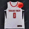 Texas Tech Basketball Jersey Ncaa College Mcclung Terrence Shannon Jr. Bryson Willis Kevin Mccullar Davion Warren Obanor Holyfield