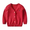 Cardigan Spring Baby Boy Clothing Boys Дети Дети вязаные детские свитер с длинным рукавом 230310