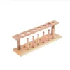 Laboratoriumtestbuis Stand Splank Lab School SCHOOL STAAT NIEUW 6 HOLEN EN 6 PINS HOUTEN TESTBUIS RACK HOLDER SUSTERT BURETTE STAND