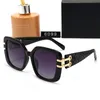 2023SS Solglasögon för män Kvinnor Square Frame V Designer Solglasögon unisex UV400 Protection Gold Plated Glasses Ramar Eyewear Lunettes With Box på sommaren