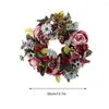 Dekoracyjne kwiaty sztuczne piciowo -kwiatowe drzwi Wiszące symulacja wiosna girland Wedding Home Decor