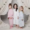 Pijamas Ropa de descanso para niñas Primavera y otoño Pijamas rosas para niñas Vestido cómodo de algodón para niñas Ropa de descanso para bebés Ropa para niños 230310