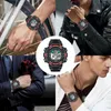 Montres-bracelets prix de gros hommes montre numérique étanche hommes montres de sport noir LED militaire poignet avec alarme chronomètre homme P2027
