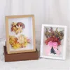 Multipurpose Deep 3d Frame for Dried Flowers Wooden Photo Frame 3cm Depth Nordic Shadow Box Picture Specimens Holder Wall Decor 10inch (20.3x25.4cm)