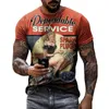 Mens Tshirts Yaz Gömlekleri Büyük Boy Giysiler Vintage Kısa Kollu Moda Amerika Rotası 66 Mektuplar Basılı O yakalı Gömlek 230310