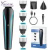 Hair Trimmer YBLNTEK 3 In 1 Electric Hair Trimmer for Men Grooming Kit Beard Nose Ear Trimmer Rechargeable Barber Hair Cutting Machine 230310