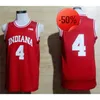 Ncaa College Indiana Hoosiers Isiah 11 Thomas Jersey Victor 4 Oladipo Cody 40 Zeller Chemise Uniforme Rouge Blanc Ed Basketball Maillots