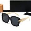 2023SS Solglasögon för män Kvinnor Square Frame V Designer Solglasögon unisex UV400 Protection Gold Plated Glasses Ramar Eyewear Lunettes With Box på sommaren