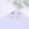 Boucles d'oreilles créoles Huggie forme ronde femmes boucle d'oreille dame oreille goujon oreille fête bal mariage décoratif bijoux ornement cadeau de noël