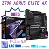 Gigatbyte Z790 Aorus Elite Ax WiFi LGA1700 Anakart DDR5 7600 (OC) MHZ Z790 Ana Pano Desteği Intel 12. 13. Gen PCLE5.0 Atx