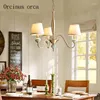 Pendant Lamps American Luxury Copper Chandelier Living Room Bedroom Nordic Modern Simple Creative Personality