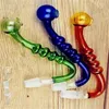 Rauchleitungen Shisha Accessoires 4 Farbe Renju Topf Großhandel Glas Bongs Ölbrenner Glas Wasser Rohröl Rauch, Öl.