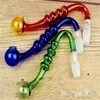 Rauchleitungen Shisha Accessoires 4 Farbe Renju Topf Großhandel Glas Bongs Ölbrenner Glas Wasser Rohröl Rauch, Öl.