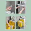 Storage Baskets Folding Laundry Basket Wall Mounted Hanging Organizer Container Holder for T-shirt Coat Sweater Underwear Pants Storage 230310