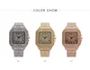 VVS Designer-Uhren, hochwertige tragbare Geräte für elegante Herren, Männer und Frauen, tolle Geschenke! Vollständig diamantierte Uhr mit Box-Paket