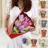 Gift Cards PopUp Bouquet Greeting Card Eternal Flower PopUp Creative 3D Bouquet Thank You Card Holding Flowers Blessing Gift Mothers Day Z0310