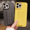 Candy Color Friendly Friendly Straw Case for iPhone 14 12 11 13 PRO MAX XR XR MAX 6 S 7 8 Plus Soft Shockproof Leather مع حامل هاتف محمول