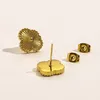 Дизайнерские ожерелья браслеты Серьги устанавливают 18 тыс. Золотых ювелирных украшений бренд бренд женский браслет роскошной сети улиц бренд