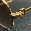 56% de réduction sur les lunettes de soleil 2023 Vintage Men Metal Designer Élégant Carter Lunes Luxury Gafas de Solkajia Nouveau