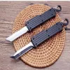 mini keychain knife double action tactical self defense folding edc knife camping knife automatic knives knives xmas gift a2956 BM305v