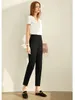 Women's Pants Capris Amii Spring Summer Pants Female Office Lady Solid High Waist Female Trousers Fashion Straight Suit Pants For Women 11960733 230310