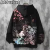 Erkek Hoodies Sweatshirts Anime Hoodies Sweatshirts Çin tarzı Erkekler Siyah Hoodies Sweatshirts Harajuku Büyük Boy Sulivler Kadınlar İçin Sweatshirts 230310