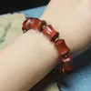 Bracciale in legno di bambù con filo, gioielli vintage con perline di Buddha