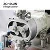 Zonesun ZS-DTGT900M آلة تعبئة الأوتار أوتوماتيكي زبدة مزودة بمضخة دوار الشوكولاتة مع سخان الخلاط