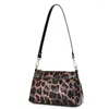 Evening Bags Genuine Leather Shoulder Luxury Handbags Women Designer Leopard Print Female Bag High Quality Purse