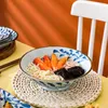 Bols Bol Céramique Collation Pâtes Salade Porcelaine Ramen Nouilles Dessert Fruits Nouilles Japonaises Bouillie Servir Vaisselle Fête