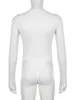 T-shirt pour femmes Sweetown Fishnet Patchwork Grunge White Tops Star Print Aesthetic Full Sleeve Y2K O Neck Slim Basic Sweats Tees 230310