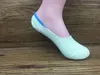 Women Socks 10pcs 5pairs Low Cut Sock Show Women's Ankle Invisible Anti-slip Candy Color Lady's Female Sox Woman