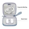 Sacs de rangement mode PU Portable casque boîte voyage USB câble de données sac casque couverture étui pour écouteurs